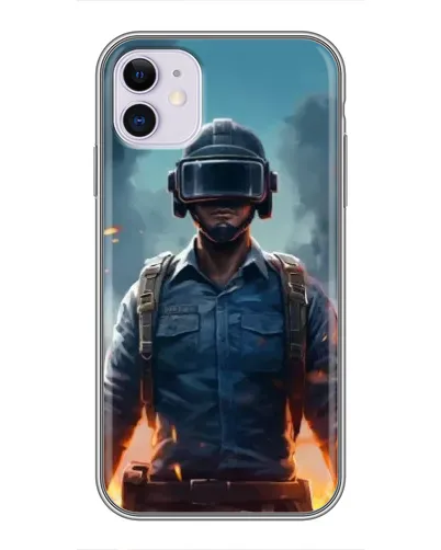 Чехол для iPhone 11 с картинкой «PUBG — реалистичный герой» Чехол для iPhone 11 с картинкой «PUBG — реалистичный герой»
