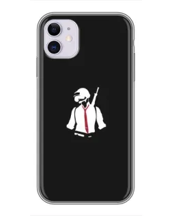 Чехол для iPhone 11 с картинкой «PUBG — силуэт воина»