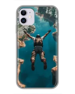 Чехол для iPhone 11 с картинкой «PUBG — свободное падение»