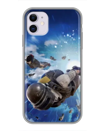 Чехол для iPhone 11 с картинкой «Десант PUBG — прыжок» Чехол для iPhone 11 с картинкой «Десант PUBG — прыжок»