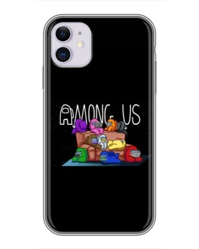Чехол для iPhone 11 с картинкой «Логотип Among Us» Чехол для iPhone 11 с картинкой «Логотип Among Us»