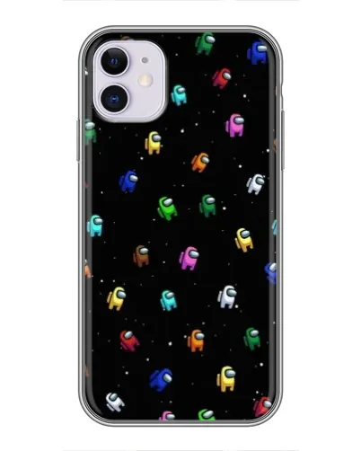 Чехол для iPhone 11 с картинкой «Экипаж Among Us» Чехол для iPhone 11 с картинкой «Экипаж Among Us»