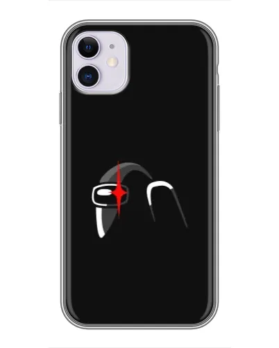 Чехол для iPhone 11 с картинкой «Among Us шлем» Чехол для iPhone 11 с картинкой «Among Us шлем»
