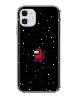 Чехол для iPhone 11 с картинкой «Красный Among Us»
