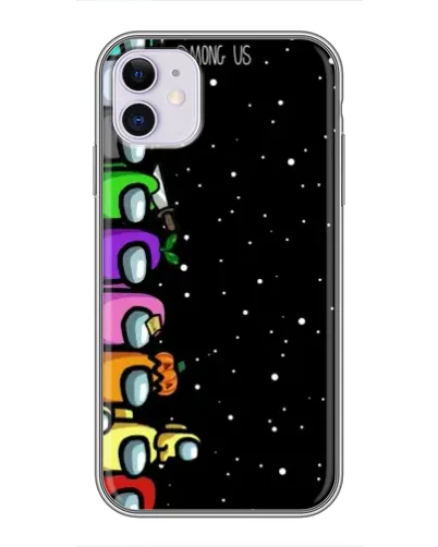 Чехол для iPhone 11 с картинкой «Команда Among Us» Чехол для iPhone 11 с картинкой «Команда Among Us»