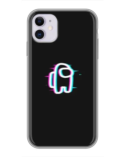 Чехол для iPhone 11 с картинкой «Among Us неон» Чехол для iPhone 11 с картинкой «Among Us неон»