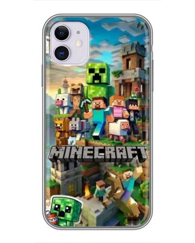 Чехол для iPhone 11 с картинкой «Замок Minecraft» Чехол для iPhone 11 с картинкой «Замок Minecraft»