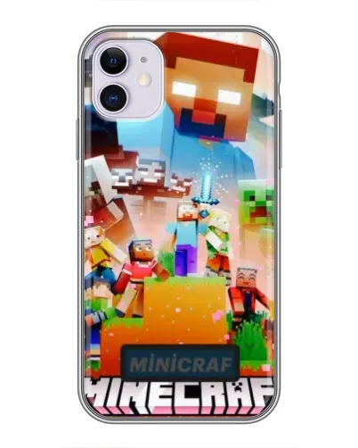 Чехол для iPhone 11 с картинкой «Minecraft герои игры» Чехол для iPhone 11 с картинкой «Minecraft герои игры»