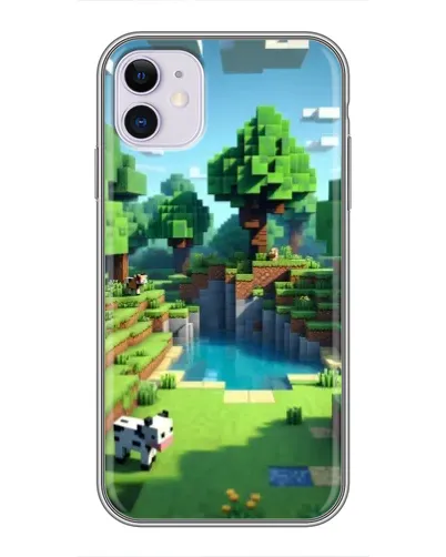 Чехол для iPhone 11 с картинкой «Minecraft летний день» Чехол для iPhone 11 с картинкой «Minecraft летний день»