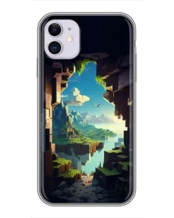 Чехол для iPhone 11 с картинкой «Вид из пещеры»