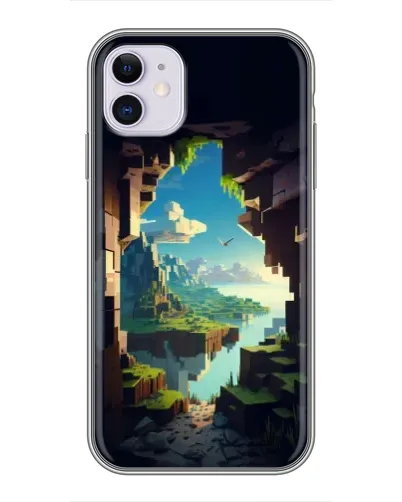 Чехол для iPhone 11 с картинкой «Вид из пещеры» Чехол для iPhone 11 с картинкой «Вид из пещеры»