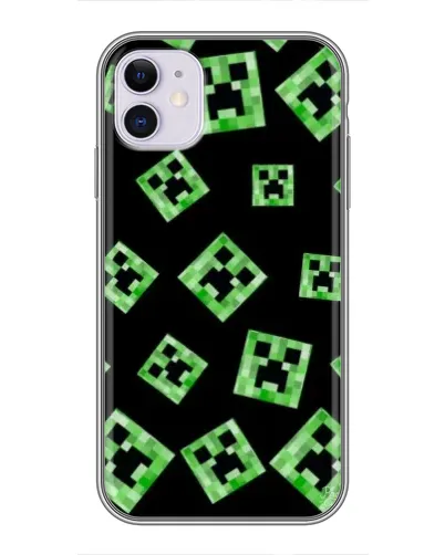 Чехол для iPhone 11 с картинкой «Паттерн с криперами» Чехол для iPhone 11 с картинкой «Паттерн с криперами»