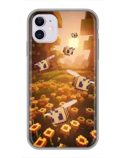 Чехол для iPhone 11 с картинкой «Поле подсолнухов»