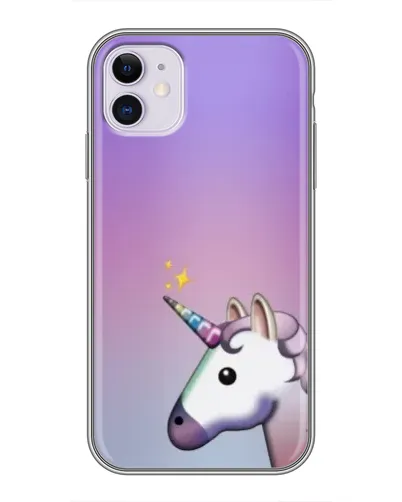 Чехол для iPhone 11 с картинкой «Единорог градиент» Чехол для iPhone 11 с картинкой «Единорог градиент»