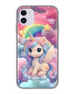 Чехол для iPhone 11 с картинкой «Маленький единорог»
