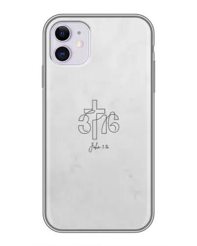 Чехол для iPhone 11 с картинкой «Иоанна 3:16 Крест» Чехол для iPhone 11 с картинкой «Иоанна 3:16 Крест»