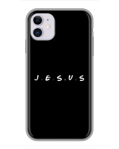 Чехол для iPhone 11 с картинкой «Точки веры J.E.S.U.S.» Чехол для iPhone 11 с картинкой «Точки веры J.E.S.U.S.»