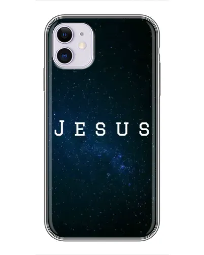 Чехол для iPhone 11 с картинкой «Звездное небо Jesus» Чехол для iPhone 11 с картинкой «Звездное небо Jesus»