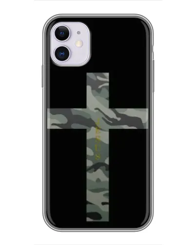 Чехол для iPhone 11 с картинкой «Милитари Крест» Чехол для iPhone 11 с картинкой «Милитари Крест»