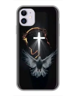 Чехол для iPhone 11 с картинкой «Голубь и Свет»