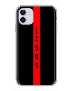 Чехол для iPhone 11 с картинкой «Красная линия веры»
