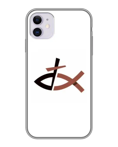 Чехол для iPhone 11 с картинкой «Рыба и крест» Чехол для iPhone 11 с картинкой «Рыба и крест»