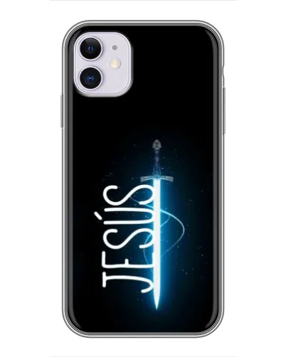 Чехол для iPhone 11 с картинкой «Меч Духа Jesus» Чехол для iPhone 11 с картинкой «Меч Духа Jesus»