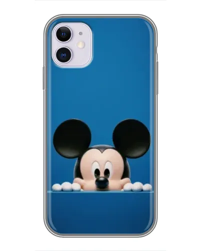 Чехол для iPhone 11 с картинкой «Микки выглядывает» Чехол для iPhone 11 с картинкой «Микки выглядывает»