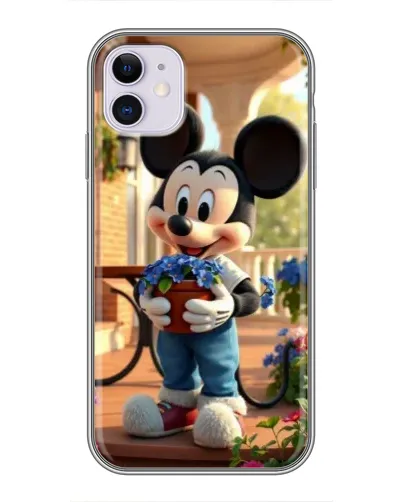 Чехол для iPhone 11 с картинкой «Микки садовод» Чехол для iPhone 11 с картинкой «Микки садовод»