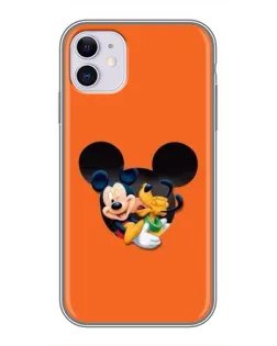 Чехол для iPhone 11 с картинкой «Сердце Микки Минни»
