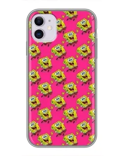 Чехол для iPhone 11 с картинкой «Розовый паттерн»