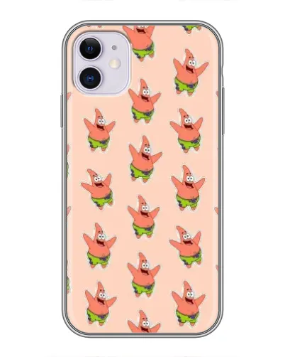 Чехол для iPhone 11 с картинкой «Патрик Стар паттерн» Чехол для iPhone 11 с картинкой «Патрик Стар паттерн»