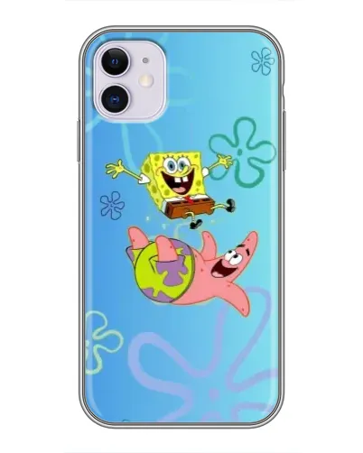Чехол для iPhone 11 с картинкой «Спанч Боб и Патрик» Чехол для iPhone 11 с картинкой «Спанч Боб и Патрик»
