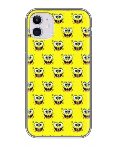 Чехол для iPhone 11 с картинкой «Паттерн Губка Боб» Чехол для iPhone 11 с картинкой «Паттерн Губка Боб»