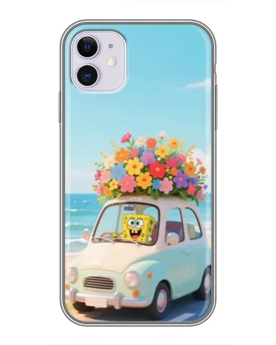 Чехол для iPhone 11 с картинкой «Автомобильное путешествие» Чехол для iPhone 11 с картинкой «Автомобильное путешествие»