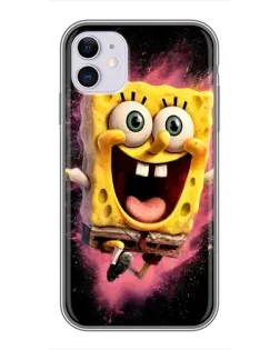 Чехол для iPhone 11 с картинкой «Взрывной Спанч Боб»