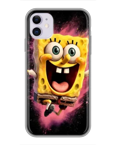 Чехол для iPhone 11 с картинкой «Взрывной Спанч Боб» Чехол для iPhone 11 с картинкой «Взрывной Спанч Боб»