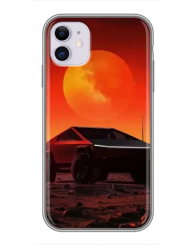 Чехол для iPhone 11 с картинкой «Cybertruck на Марсе» Чехол для iPhone 11 с картинкой «Cybertruck на Марсе»