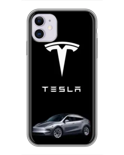 Чехол для iPhone 11 с картинкой «Tesla Model Y» Чехол для iPhone 11 с картинкой «Tesla Model Y»