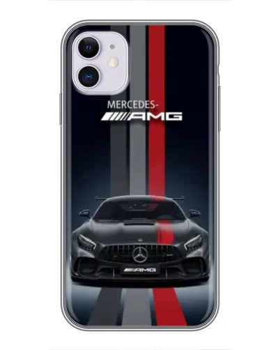 Чехол для iPhone 11 с картинкой «Mercedes — белый карбон» Чехол для iPhone 11 с картинкой «Mercedes — белый карбон»