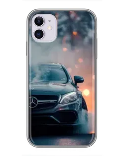 Чехол для iPhone 11 с картинкой «Mercedes — ночной город» Чехол для iPhone 11 с картинкой «Mercedes — ночной город»