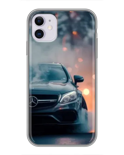 Чехол для iPhone 11 с картинкой «Mercedes — ночной город» Чехол для iPhone 11 с картинкой «Mercedes — ночной город»