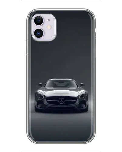Чехол для iPhone 11 с картинкой «Mercedes на черном» Чехол для iPhone 11 с картинкой «Mercedes на черном»