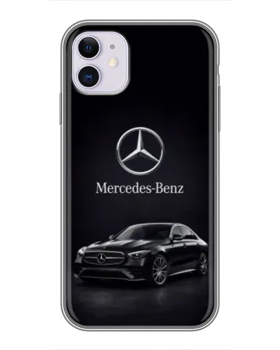Чехол для iPhone 11 с картинкой «Mercedes — решетка радиатора» Чехол для iPhone 11 с картинкой «Mercedes — решетка радиатора»