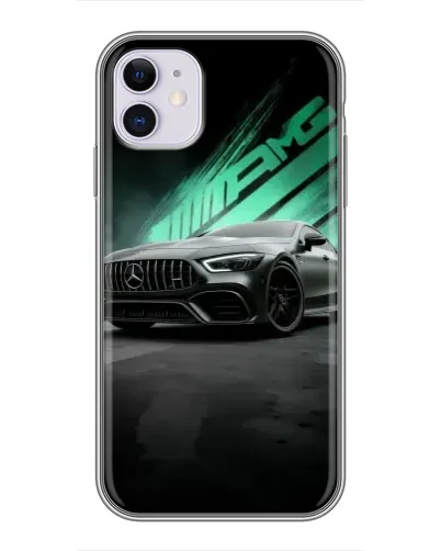 Чехол для iPhone 11 с картинкой «Темный Mercedes AMG» Чехол для iPhone 11 с картинкой «Темный Mercedes AMG»