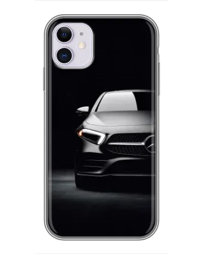 Чехол для iPhone 11 с картинкой «Свет фар Mercedes» Чехол для iPhone 11 с картинкой «Свет фар Mercedes»