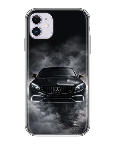 Чехол для iPhone 11 с картинкой «Mercedes в дыму» Чехол для iPhone 11 с картинкой «Mercedes в дыму»