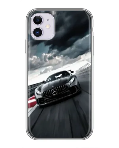 Чехол для iPhone 11 с картинкой «Гоночный Mercedes AMG» Чехол для iPhone 11 с картинкой «Гоночный Mercedes AMG»