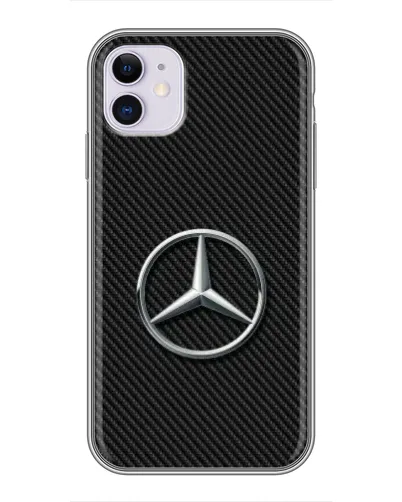 Чехол для iPhone 11 с картинкой «Карбоновый Mercedes стиль» Чехол для iPhone 11 с картинкой «Карбоновый Mercedes стиль»
