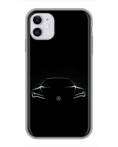 Чехол для iPhone 11 с картинкой «Mercedes — силуэт авто» Чехол для iPhone 11 с картинкой «Mercedes — силуэт авто»